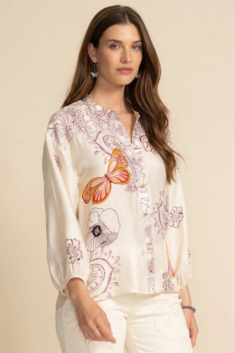 Johnny Was Jade Lucinda Button Down Shirt L11225-6