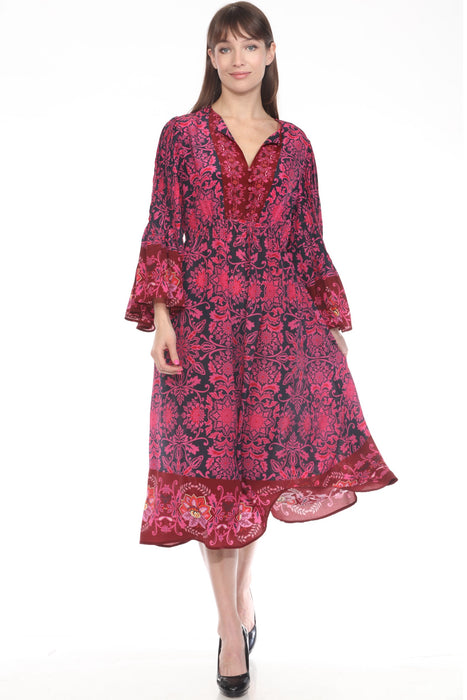 Johnny Was Jade Millie Midi Dress L35424-9