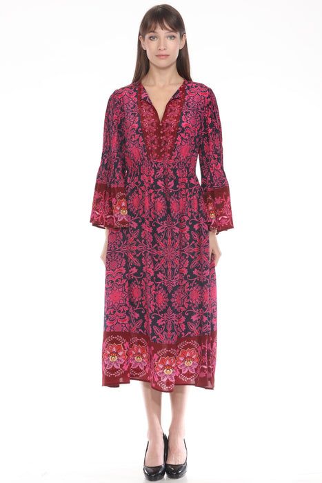 Johnny Was Jade Millie Midi Dress L35424-9