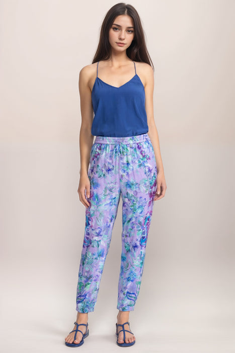 Johnny Was Jade Nina Floral Silk Jogger Pant L65425-5