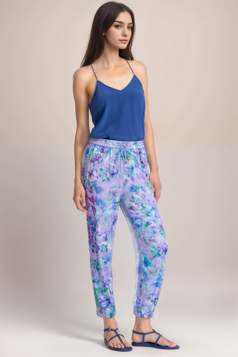 Johnny Was Jade Nina Floral Silk Jogger Pant L65425-5