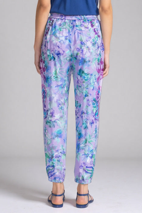 Johnny Was Jade Nina Floral Silk Jogger Pant L65425-5