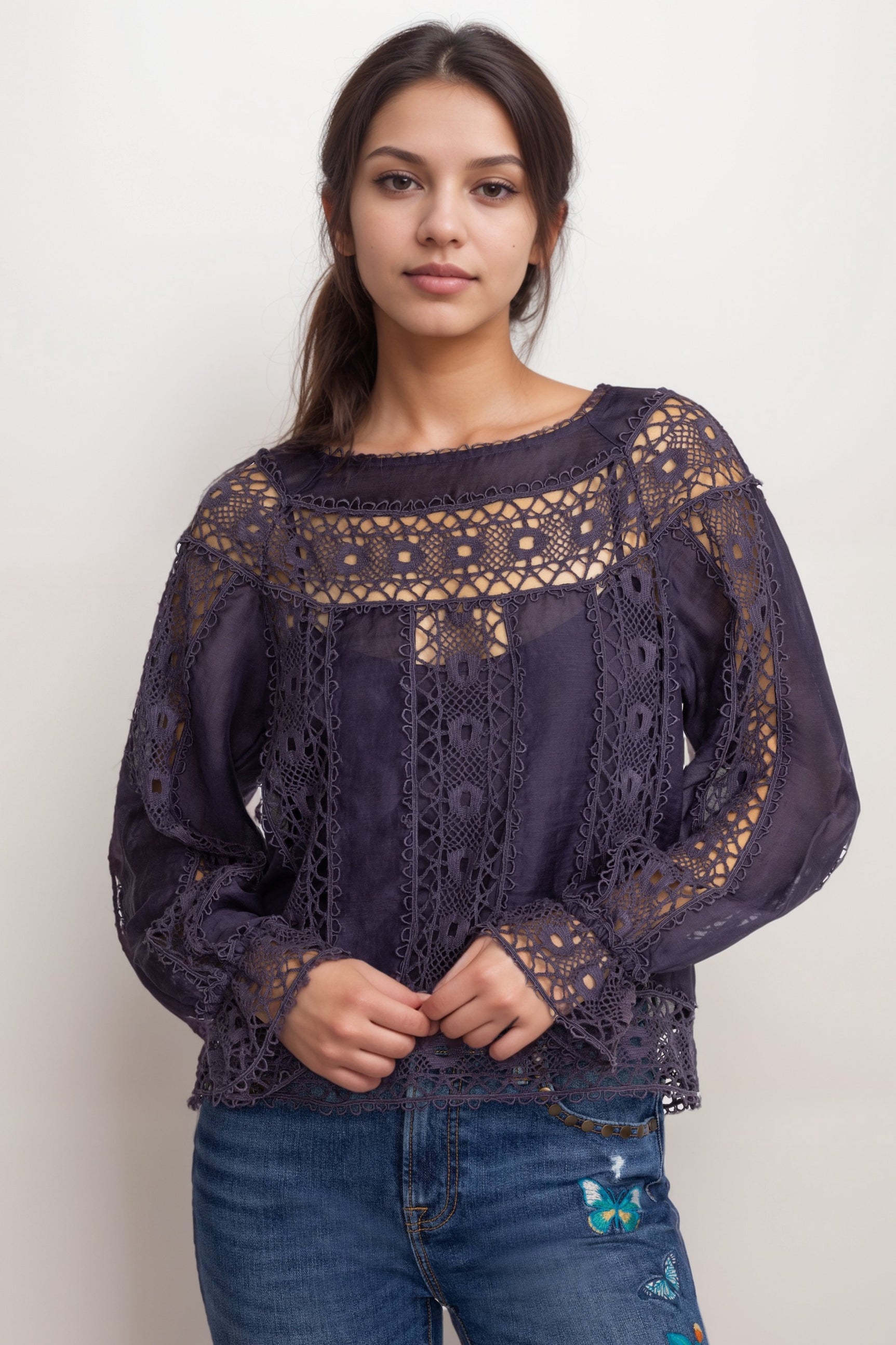 Johnny Was - Big Sur Lace Blouse main image 0