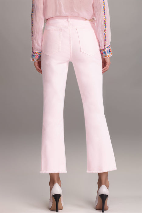 Johnny Was Jade Pink The Cropped Baby Boot Jean L60025-3