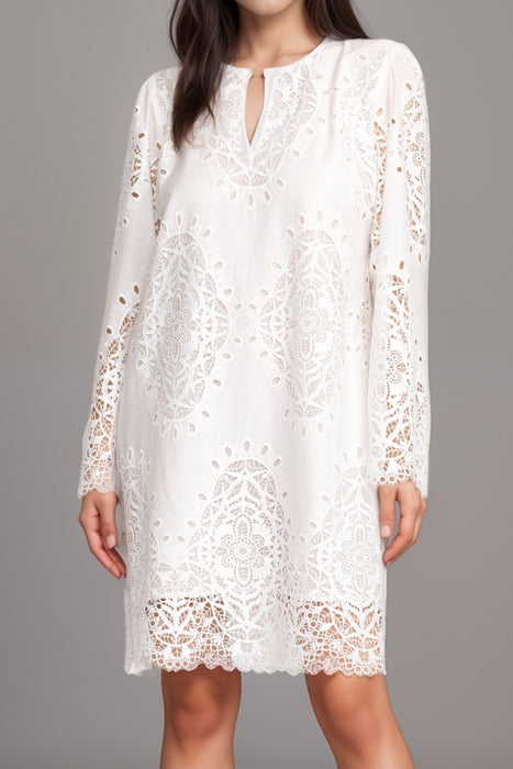 Jade Elandra Shift Dress with Lace Insets Jade Elandra Shift Dress with Lace Insets
