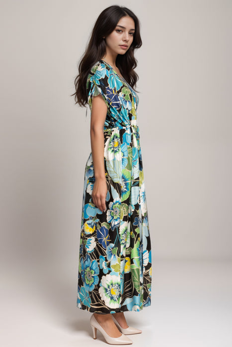 Johnny Was Jenn Drawcord Kaftan Cover Up Dress CSW5124-H *