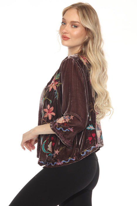 Johnny Was JWLA Amarylla Velvet Bolero J41424-8 *