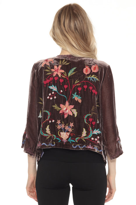 Johnny Was JWLA Amarylla Velvet Bolero J41424-8 *