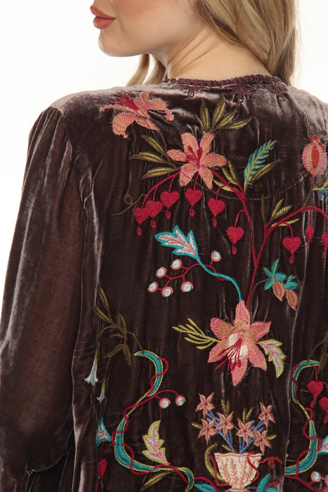 Johnny Was JWLA Amarylla Velvet Bolero J41424-8 *