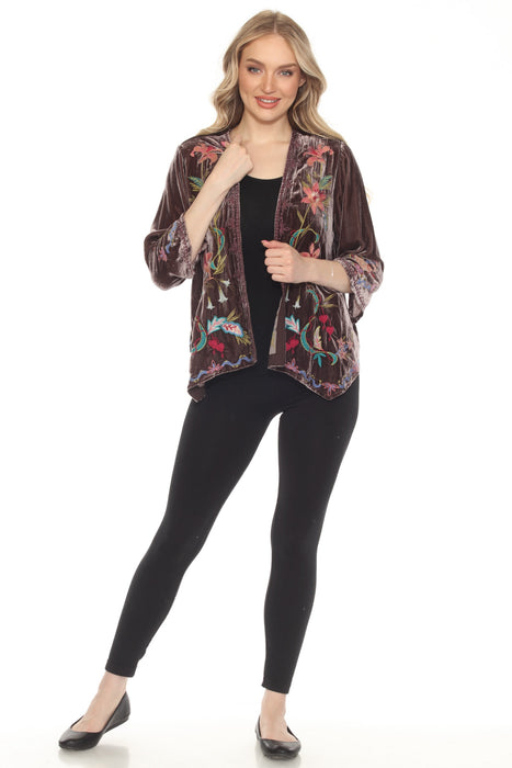 Johnny Was JWLA Amarylla Velvet Bolero J41424-8 *