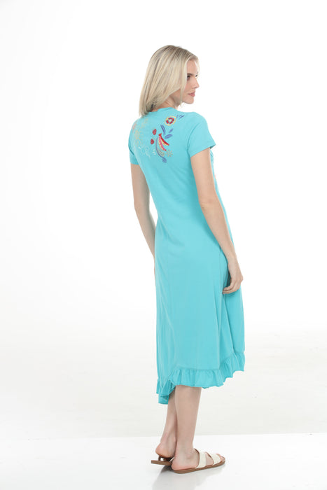 Buy Johnny Was Cora Asymmetric Ruffle Flounce Dress J37325-4 — AfterRetail