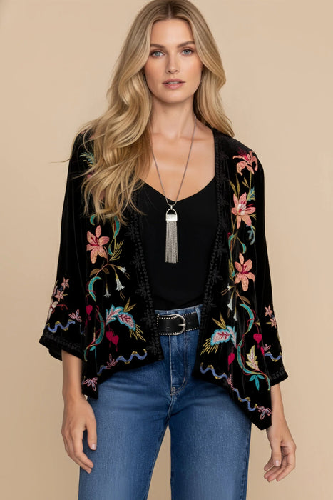 Johnny Was JWLA Amarylla Velvet Bolero J41424-8 *