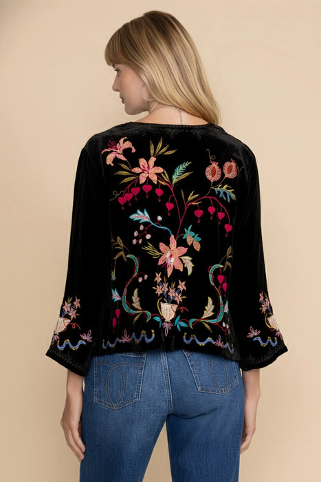 Johnny Was JWLA Amarylla Velvet Bolero J41424-8 *