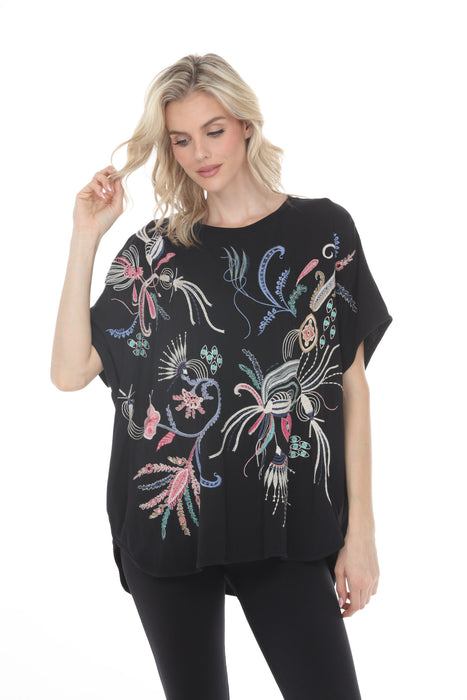 Johnny Was JWLA Antonella Jersey Poncho Tee J15824-6 *