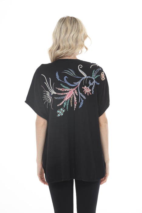 Johnny Was JWLA Antonella Jersey Poncho Tee J15824-6 *