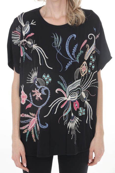 Johnny Was JWLA Antonella Jersey Poncho Tee J15824-6 *