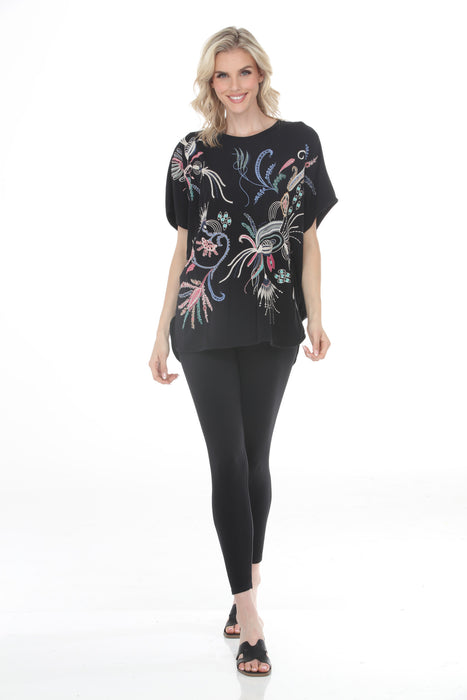 Johnny Was JWLA Antonella Jersey Poncho Tee J15824-6 *