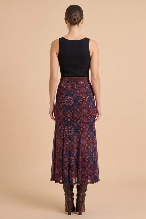 Johnny Was JWLA Brandi Mesh Gored Skirt R71925-8
