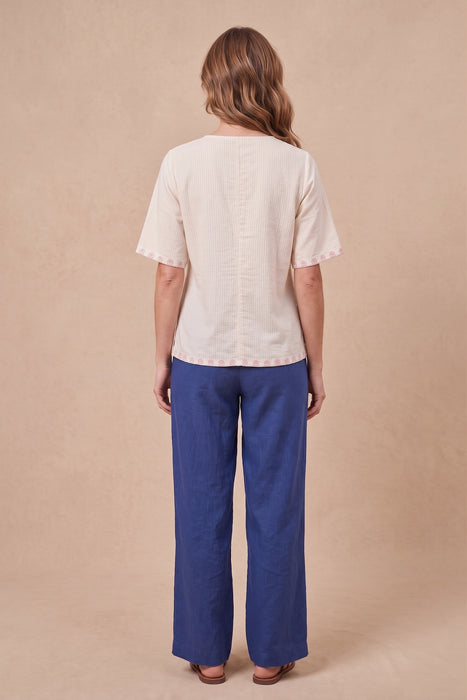 Johnny Was JWLA Calista Ruffle Sleeve Field Blouse J12625-3
