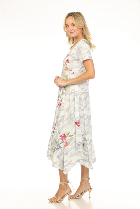Johnny Was JWLA Camouflage Embroidered Midi Dress J32624-4