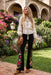 Johnny Was JWLA Celina High Waist Baby Flare Legging J60024-8