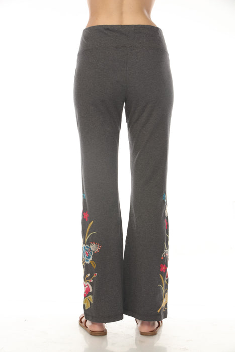 Johnny Was JWLA Grey Celina High Waist Baby Flare Leggings Petite J61824-8SP