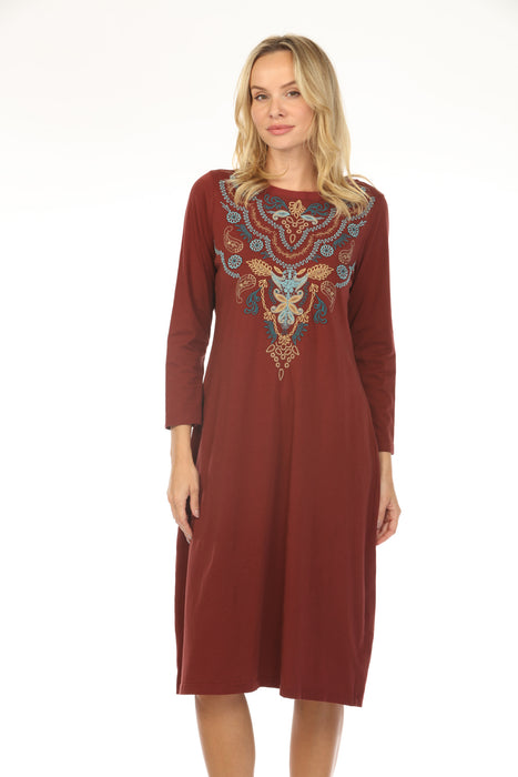 Johnny Was JWLA Shira Boatneck Knit Dress J39225-8