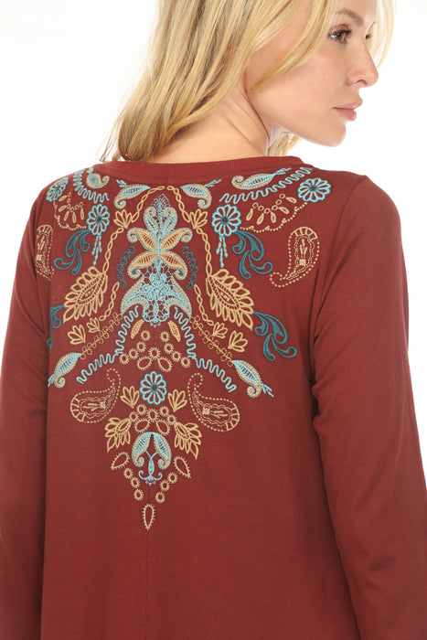 Johnny Was JWLA Shira Boatneck Knit Dress J39225-8