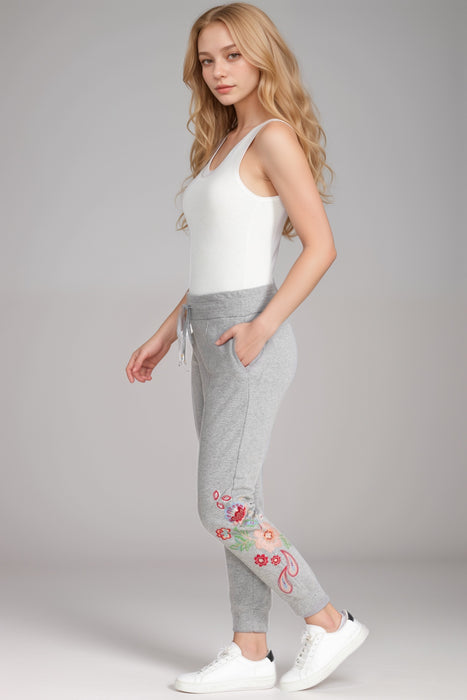 Johnny Was JWLA Grey Freyde Seamed Jogger Pants J61925-1