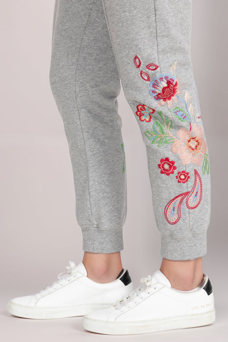 Johnny Was JWLA Grey Freyde Seamed Jogger Pants J61925-1