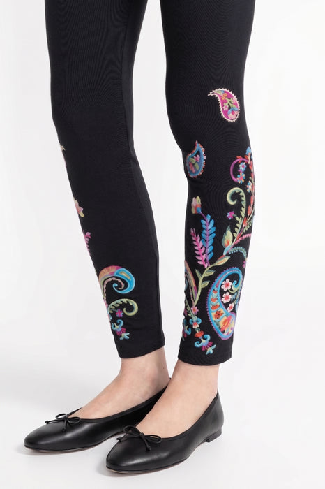 Johnny Was JWLA Black Karime Legging J63925-6