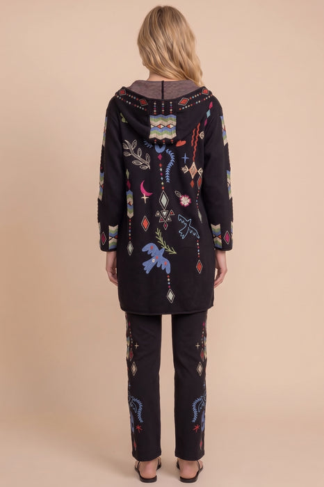 Johnny Was JWLA Milley French Terry Zip Up Coat Boho Chic J40224-2