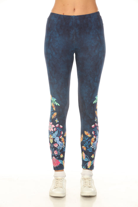 Johnny Was JWLA Pull On Floral Legging J10025