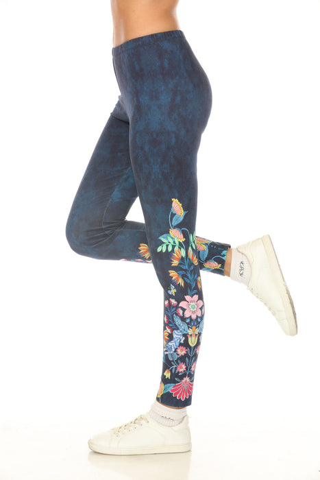 Johnny Was JWLA Pull On Floral Legging J10025