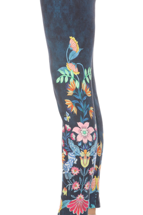 Johnny Was JWLA Pull On Floral Legging J10025