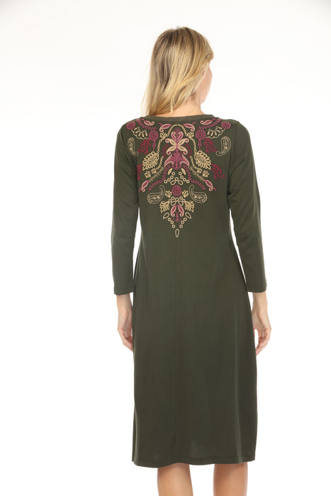 Johnny Was JWLA Shira Boatneck Knit Dress J39225-8