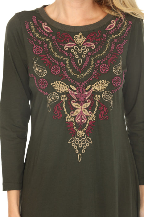 Johnny Was JWLA Shira Boatneck Knit Dress J39225-8