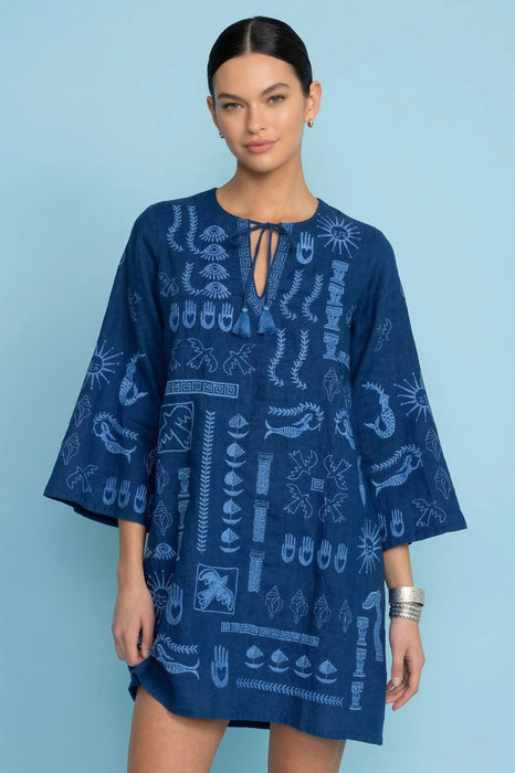 Johnny Was JWLA Acantha Kimono Sleeve Relaxed Dress J31224 *