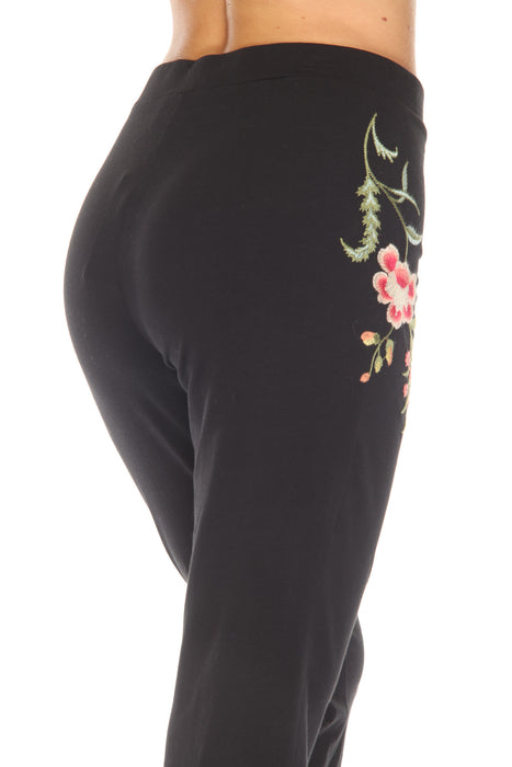 Johnny Was JWLA Black Sophie Baby Boot Legging J61624-E