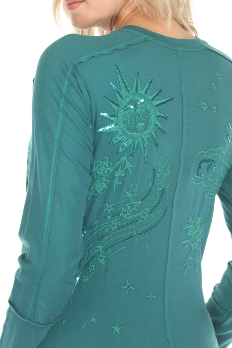 Johnny Was JWLA Long Sleeve Dolman Tee J19124