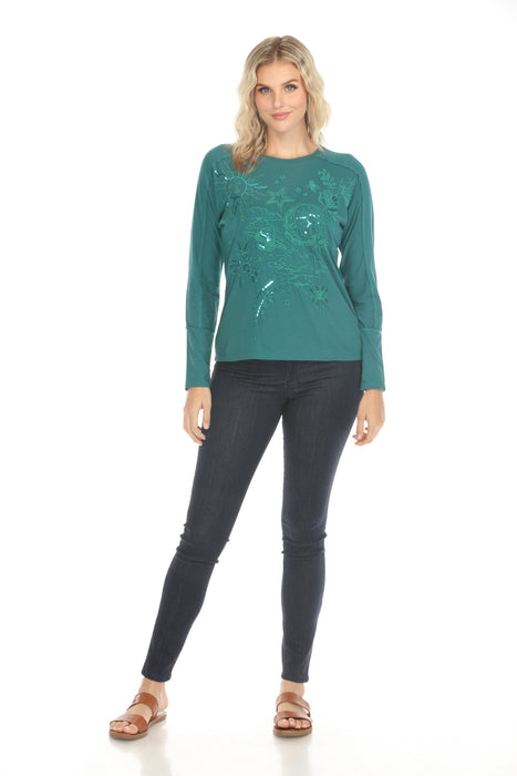 Johnny Was JWLA Long Sleeve Dolman Tee J19124