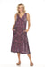 Johnny Was JWLA Style J33124 Talitha Velvet Embroidered V-Neck Midi Tank Dress Boho Chic