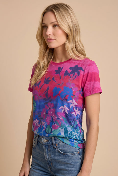 Johnny Was JWLA The Janie Favorite Fitted Short Sleeve Tee T12026-2