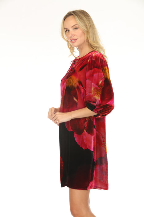 Johnny Was JWLA Vesna Velvet Mini Dress J35124-9D