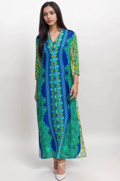 Johnny Was Style C36625-R Kahinu Silk Maxi Dress