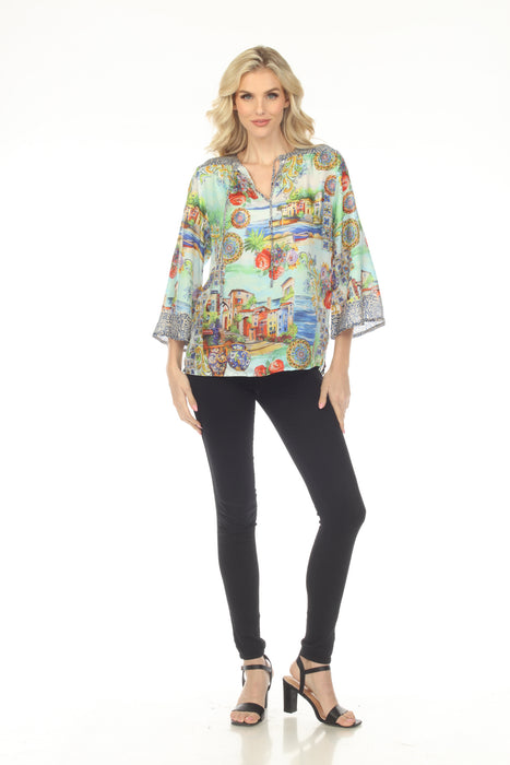 Johnny Was Lepin Flowy Blouse C18225-5