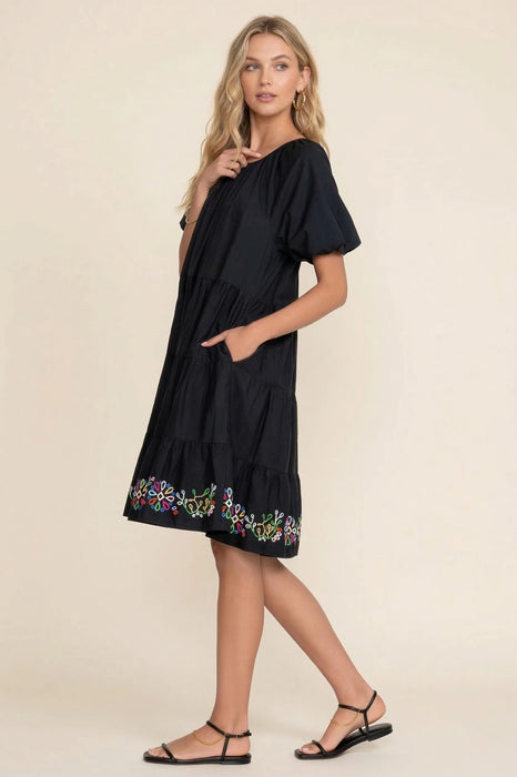 Johnny Was Love Amanza Eyelet Mini Dress L30223-4 *