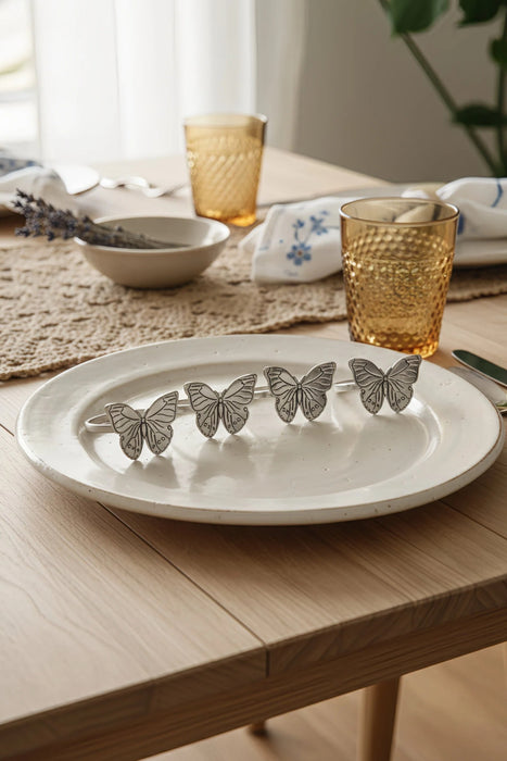 Johnny Was Mariposa Napkin Ring Set of 4 H72524