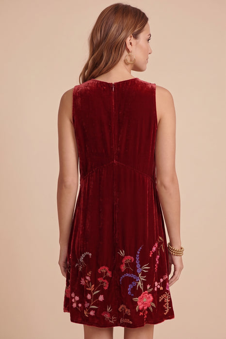 Johnny Was Mayra Velvet Chevron Tank Dress J38925-7