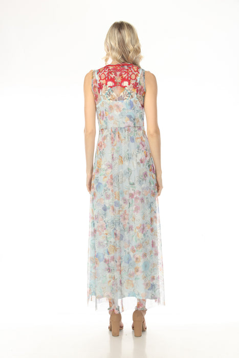 Johnny Was Floral Dancer Mazzy A-Line Maxi Dress R37925-1S